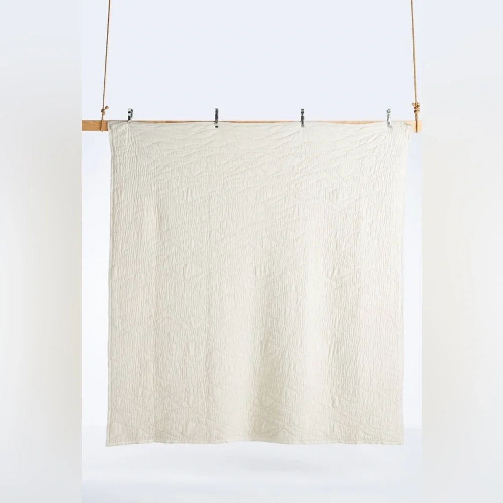 Anthropologie Alora Cotton Cashmere Quilt Size Cal King NWT